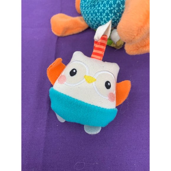 Infantino 2016 Go Gaga Curly Spiral CarSeat Fox Baby Sensory Activity Toy - Picture 4 of 9